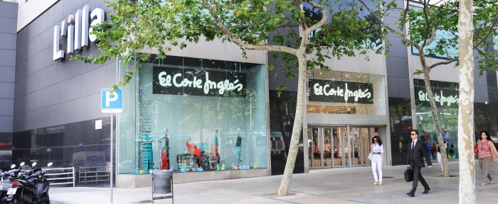 El Corte Inglés new corner at L'illa Diagonal, Barcelona