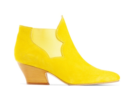Yellow Chelsea Boots