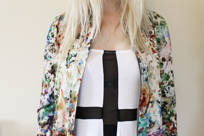 Chloe Printed Bomber Jacket