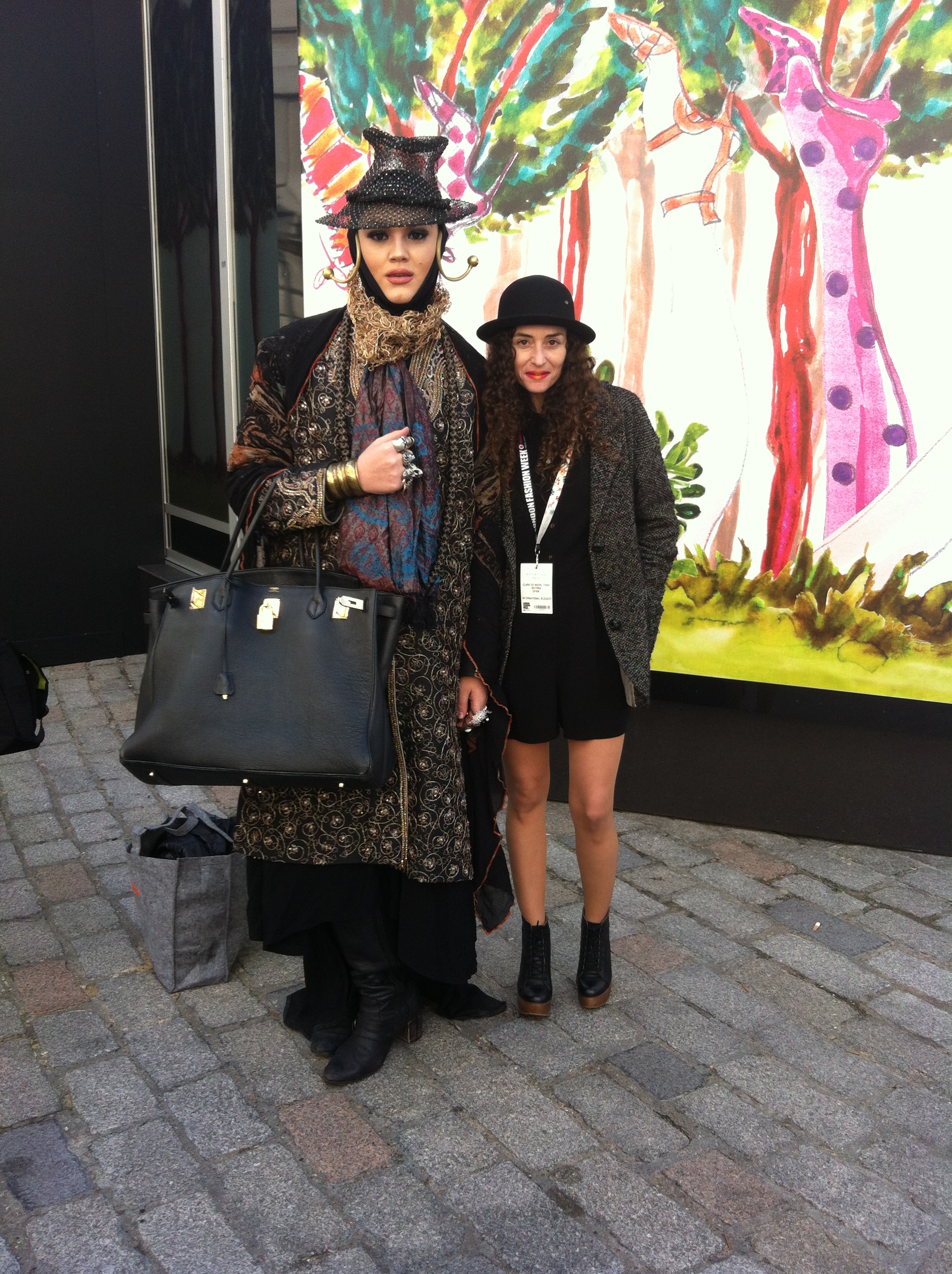 Daniel Lismore and muymia at London Fashion Week AW13