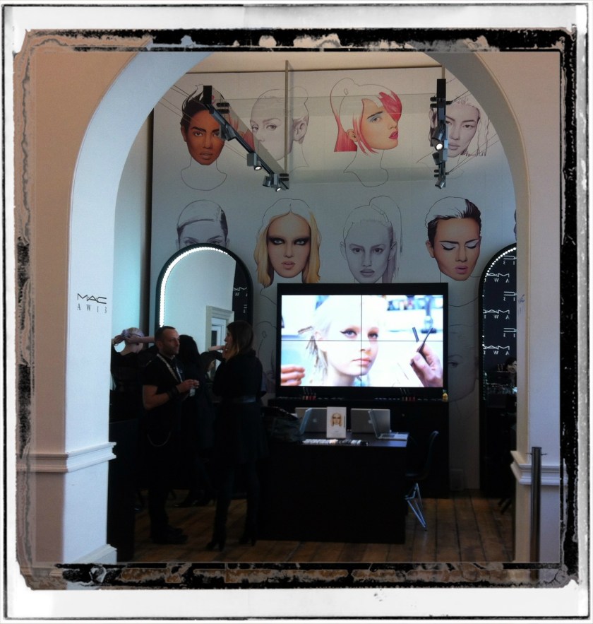 MAC stand at London Fashion Week AW13