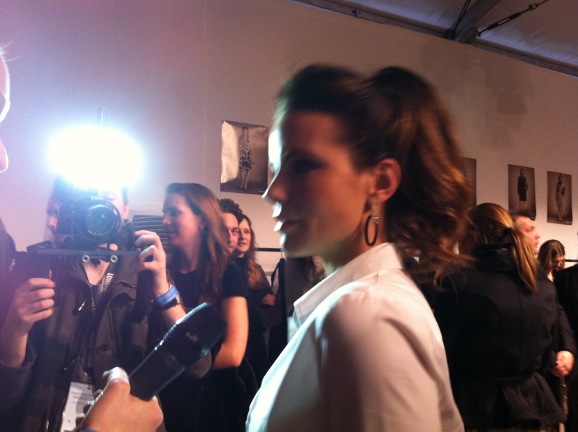 Kate Beckinsale - Burberry Prorsum AW Catwalk Show
