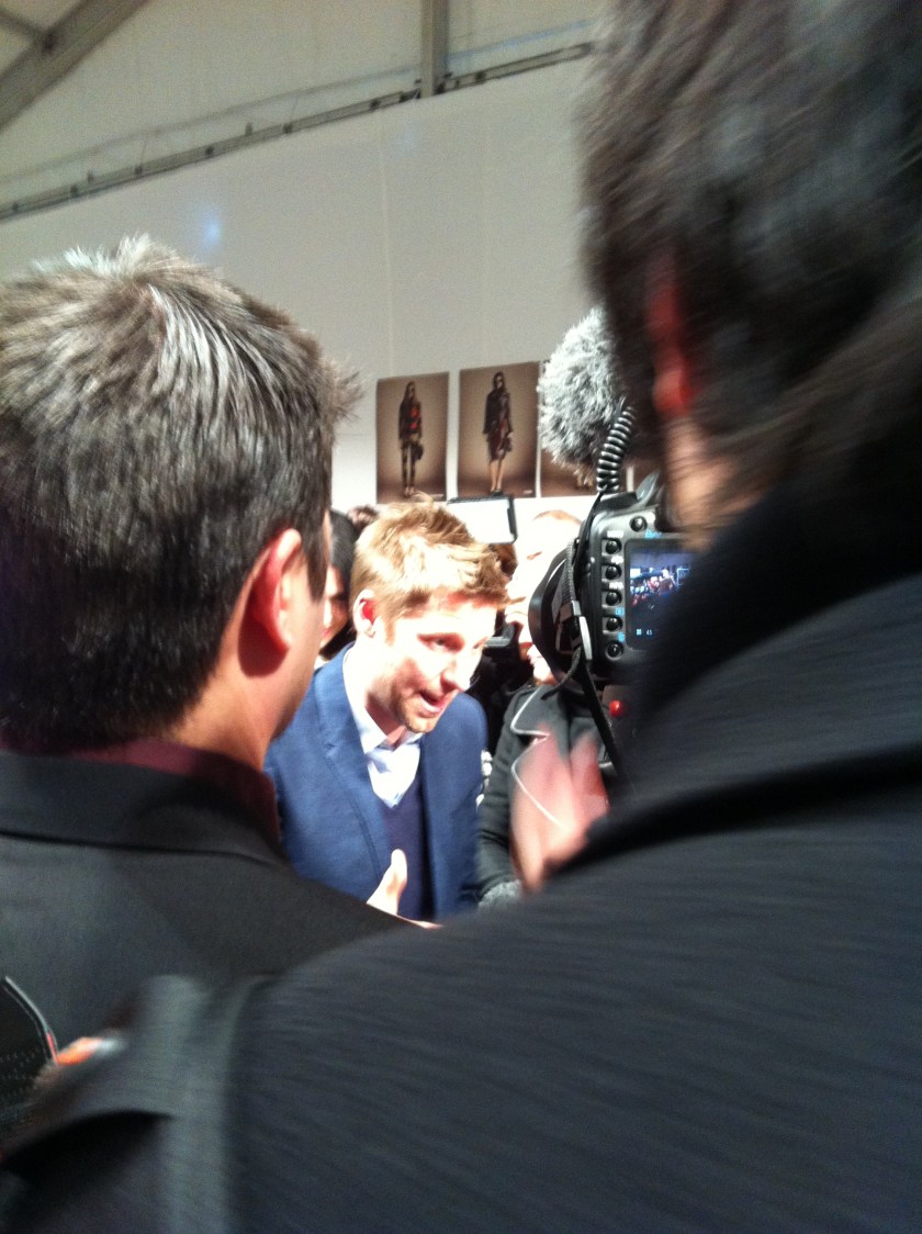 Christopher Bailey - After Burberry Prorsum AW Catwalk Show