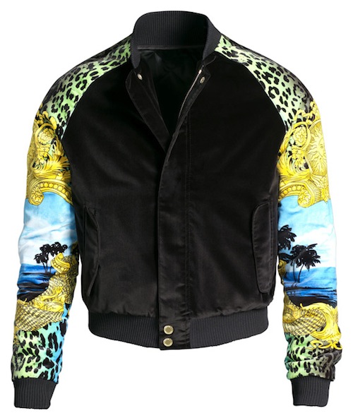 Versace for H&M printed bomber jacket