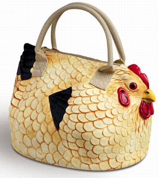 Chicken handbag / Bolso con forma de gallina