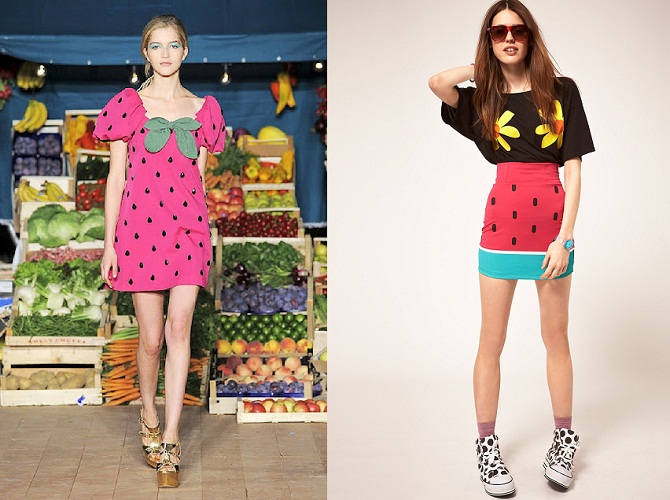 Watermelon clothes / Ropa con estampado de sandía