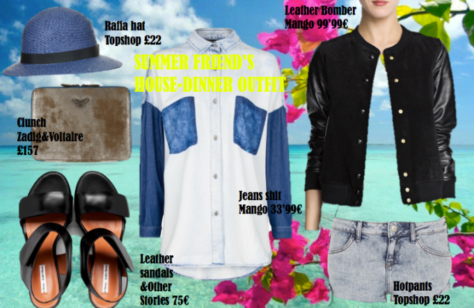 Summer Friend's House-Dinner Outfit / Cena veraniega con amigos