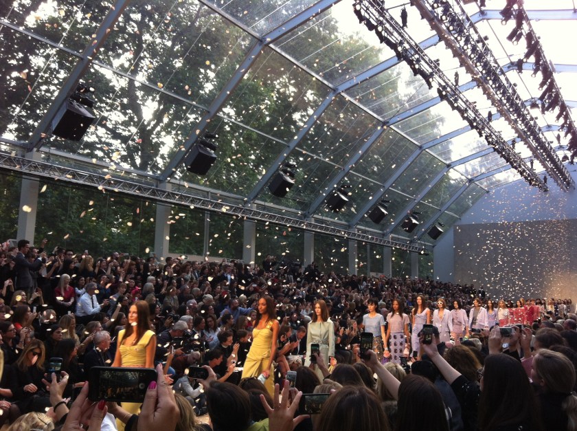 Burberry Prorsum SS14 Catwalk Show in Kensignton Gardens