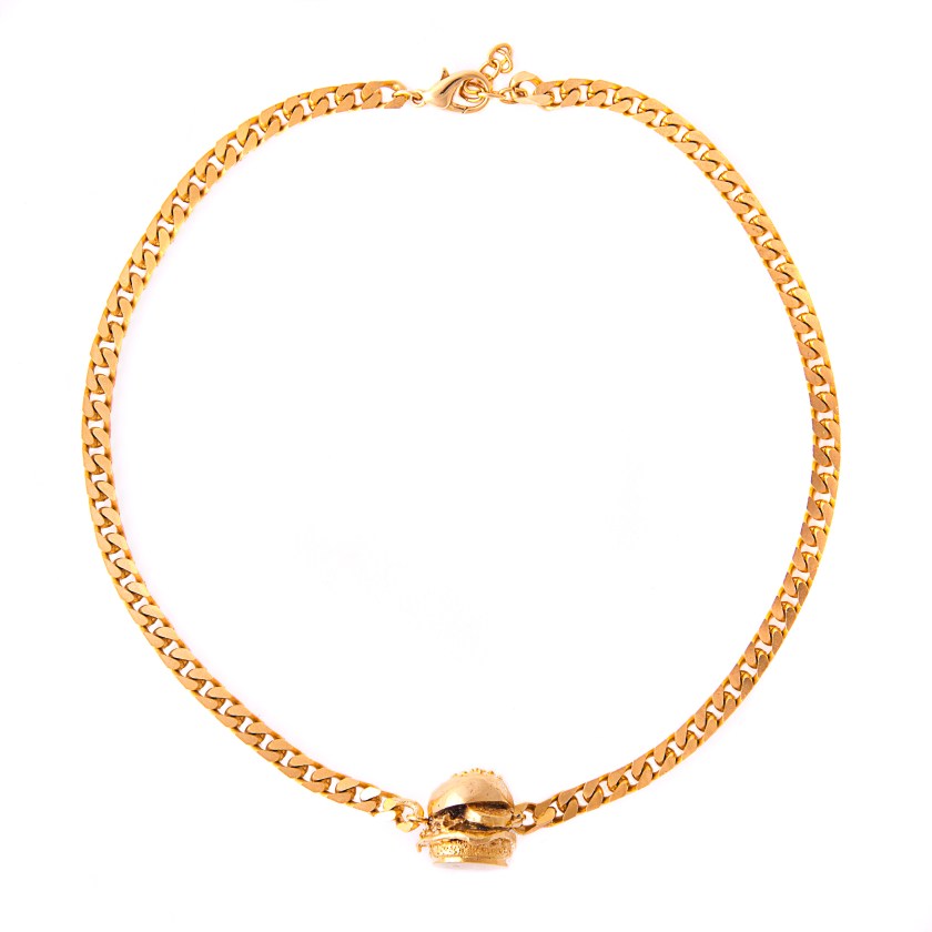 The Burger Necklace €70 by Glenda Lopez