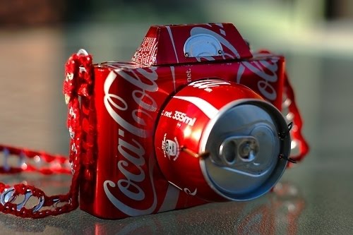 Camera made with Coca Coca