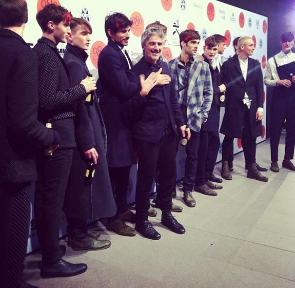 Josep Abril winner of 080 Barcelona Fashion AW14