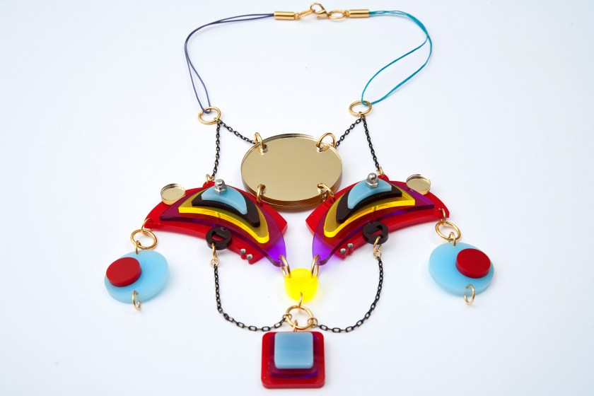 Architectural fashion jewelry by Nefelia