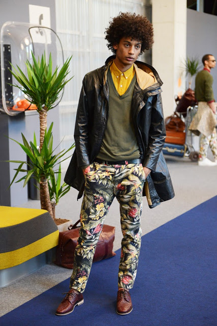 Ysham Avdulahi dressed for SS14: African Inspiration