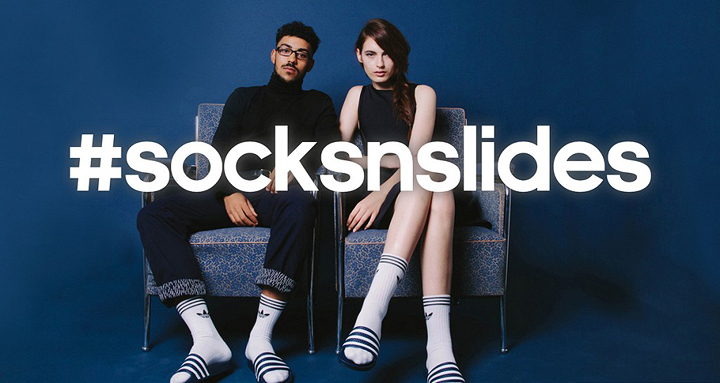 Adidas #socksnslides