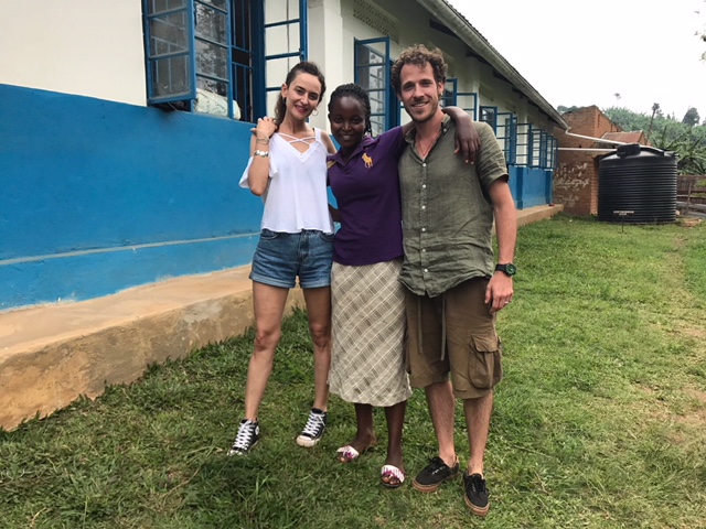 With Elizabeth, Director of the Bwindi Plus Nursery and Primary School